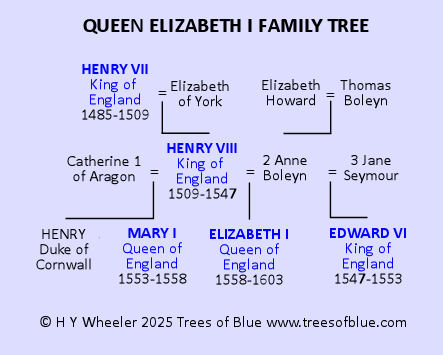 Queen Elizabeth I Family Tree Image